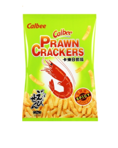 Calbee Prawn Cracker Spicy - Carton