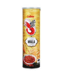 Calbee Prawn Cracker Canister Mala - Carton