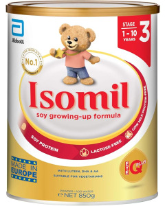 Isomil 3 Advance w/ AA & DHA (1yr & Above) 850g X 12-Carton