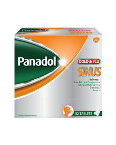 PANADOL COLD & FLU SINUS MAX 500MG (12x12's) - Carton