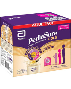PediaSure Vanilla w/ PeptiGro Value Pack 2.4kg X 4-Carton