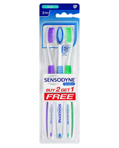 SENSODYNE TOOTHBRUSH SENSITIVITY & GUM SOFT (1x3's) BUY 2 FREE 1 - Carton