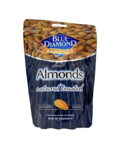Blue Diamond Toasted Unsalted Almond Nuts - Carton