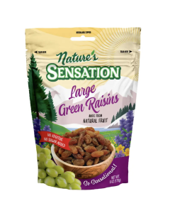 Nature’s Sensation Large Green Raisin - Carton