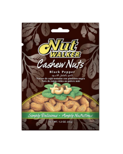 Nut Walker Black Pepper Cashew - Carton