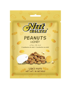 Nut Walker Honey Roasted Peanut - Carton