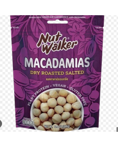 Nut Walker Roasted & Salted Macadamia Nuts - Carton
