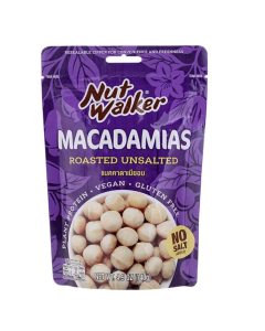 Nut Walker Roasted Unsalted Macadamia Nuts - Carton