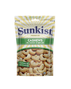 Sunkist Lightly Salted Cashew Nuts - Carton