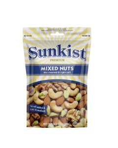 Sunkist Lightly Salted Mixed Nuts - Carton
