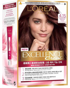 LOreal Excellence #4.15 Frosted Brown-Carton