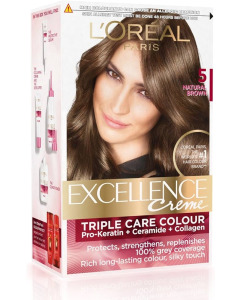 LOreal Excellence #5 Natural Light Brown-Carton