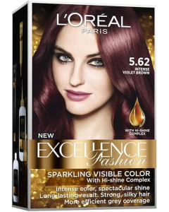 LOreal Excellence #5.62 Intense Violet Brown-Carton
