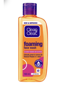 Clean & Clear Foaming Face Wash - Carton