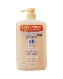 Johnson's pH5.5 Body Wash with Honey - Carton