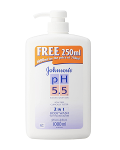 Johnson's pH5.5 2 IN 1 Body Wash - Carton