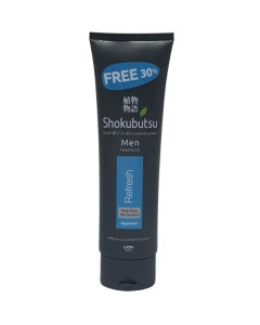 Shokubutsu Men Refresh (Scrub) Facial Foam / Scrub - Ask for Prices
