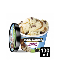Ben & Jerry's Caramel Chew Ice Cream 100ML-Carton
