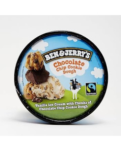 Ben & Jerry's Chocolate Chip Cookie Dough Ice Cream 473ML-Carton