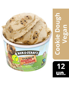 Ben & Jerry's Non-Dairy Cookie Dough Ice Cream 100ML-Carton