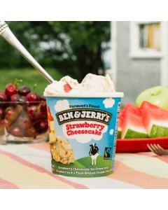 Ben & Jerry's Strawberry Cheesecake Ice Cream 100ML-Carton