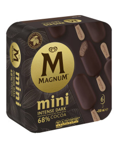 Magnum Mini Intense Dark Ice Cream 55ML (6x6)-Carton