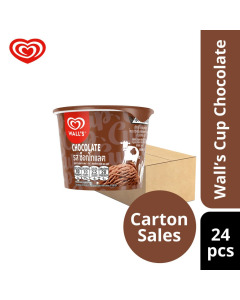 Wall's Cup Chocolate Ice Cream 90ML-Carton