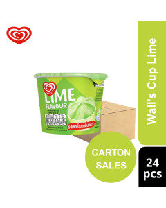 Wall's Cup Lime Ice Cream 90ML-Carton