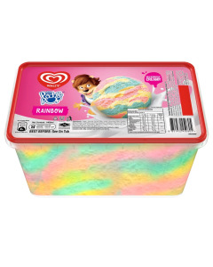 Walls Tub Rainbow Ice Cream 1400ML-Carton