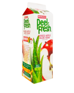 Marigold Peel Fresh Apple Aloe Vera Juice - Carton