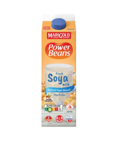 Marigold PowerBeans Fresh Soya Milk Almond - Carton