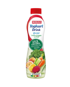 Marigold 0% Fat Yoghurt Drink Fruits & Veggie with Kale - Carton