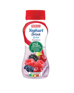 Marigold 0% Fat Yoghurt Drink Mixed Berries - Carton