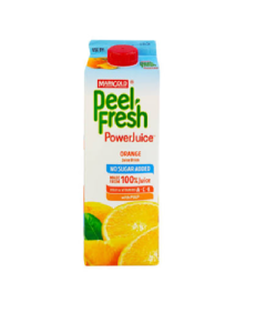 Marigold Peel Fresh PowerJuice Orange No Sugar Added Juice  - Carton