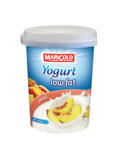 Marigold Low Fat Yoghurt Peach - Carton