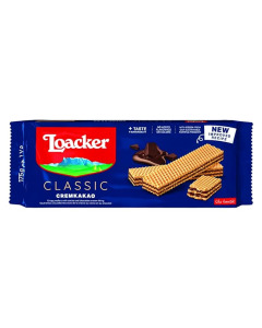 Loacker Classic Cremkakao Wafer 175g X 18-Carton