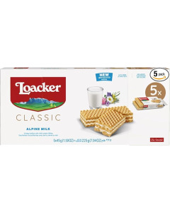 Loacker Classic Milk Wafer 175g X 18-Carton