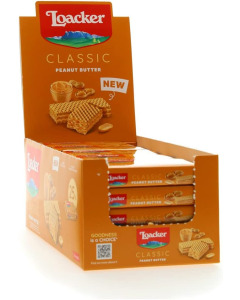 Loacker Classic Peanut Butter Wafer 45g X 25-Carton