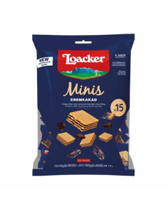 Loacker Minis Cremkakao Wafer 200g X 6-Carton