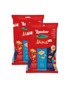 Loacker Minis Mix Wafer 200g X 6-Carton