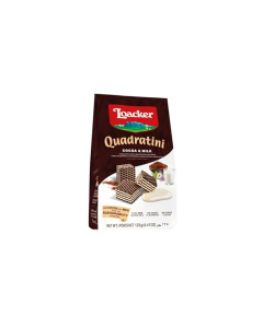 Loacker Quadratini Cocoa And Milk Wafer 250g X 18-Carton