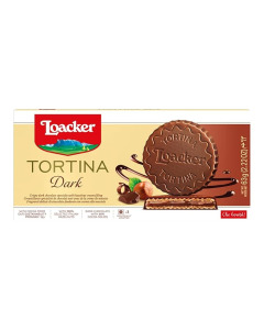Loacker Tortina Dark Wafer 3 X 21g X 12-Carton