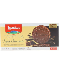 Loacker Tortina Triple Dark Wafer 3 X 21g X 12-Carton