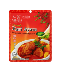 A1 INSTANT CHICKEN CURRY SAUCE NOODLES - HALAL CERTIFIED - Carton