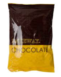 Bakeway Choc Couv White Drop 29.5%  - Carton