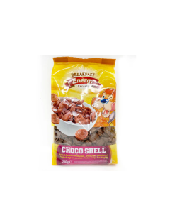 BREAKFAST ENERGY CEREAL CHOCO SHELL - Carton