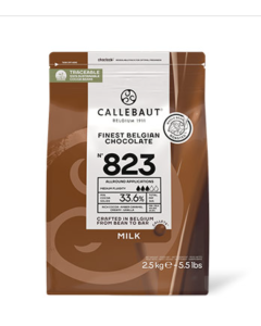 Callebaut Milk Couverture Chocolate 823 - Carton