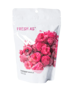 FRESH AS FREEZE DRIED RASPBERRY WHOL - Carton