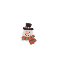 REDMAN DECOR ICING FLAT SNOWMAN 4X3.7CM 0012 - Carton