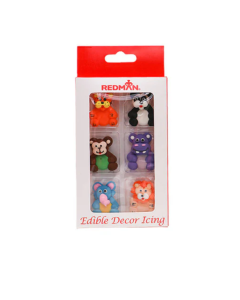 REDMAN DECOR ICING SAFARI ANIMALS - Carton